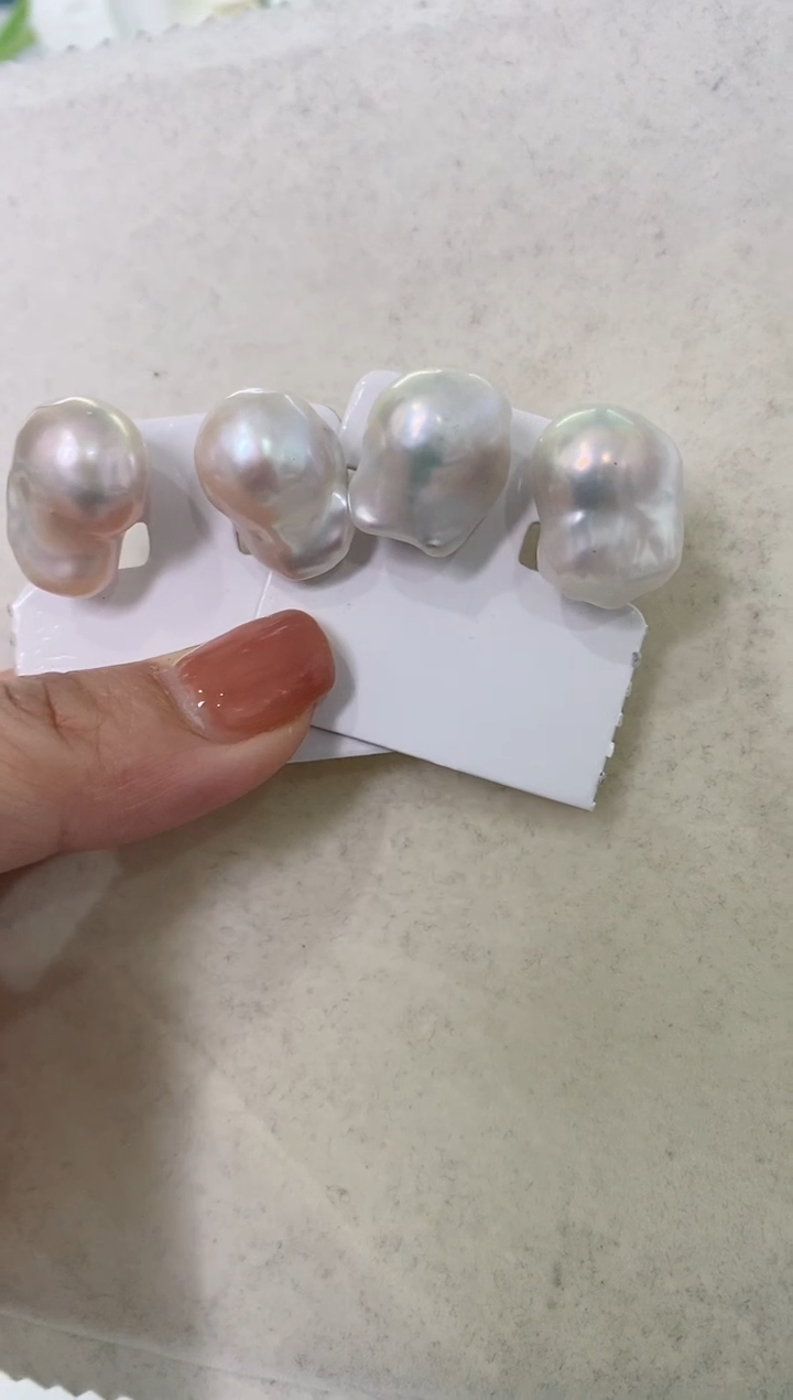 【闪购商品】淡水珍珠LL银S925镶嵌珍珠耳钉多样性发一@@c1259