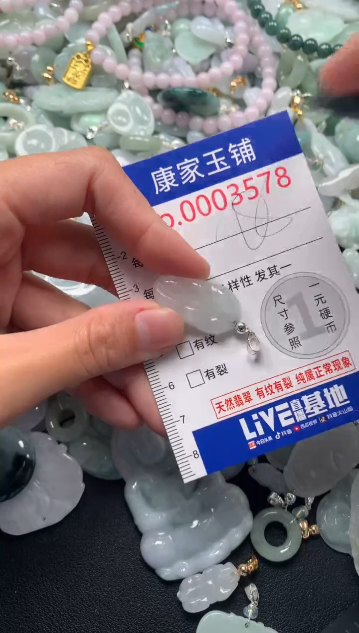 颈饰未镶嵌翡翠3578