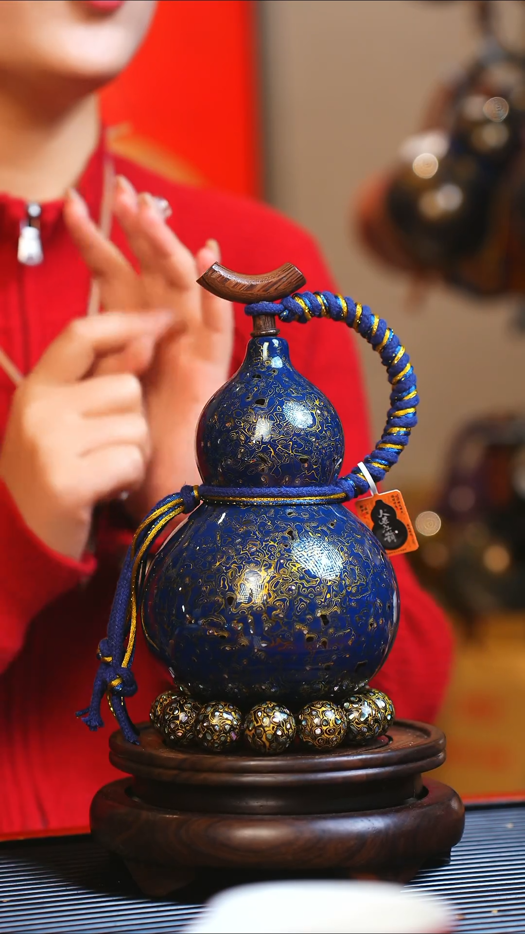 【闪购商品】JP143大师姐臻选非遗大漆酒葫芦