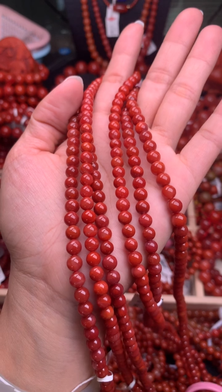 【闪购商品】南红玛瑙珠宝奇石未镶嵌6随机多样性/一条