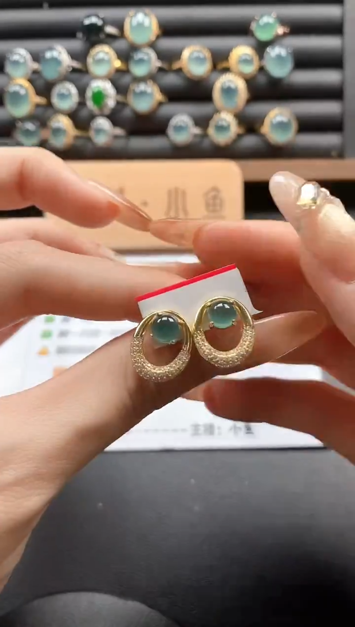 银S925镶嵌戒指翡翠515141