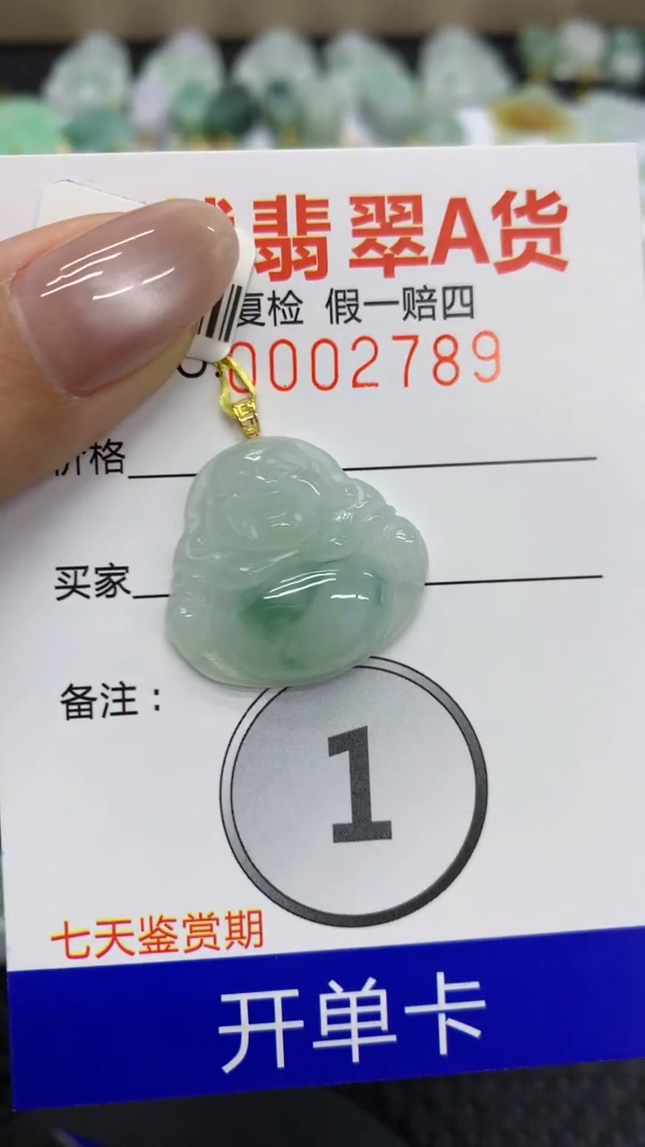 【闪购商品】翡翠颈饰18K金镶嵌11111111111