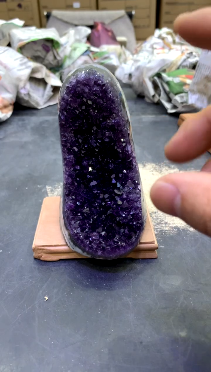 【闪购商品】水晶摆件未镶嵌天然紫水晶摆件484