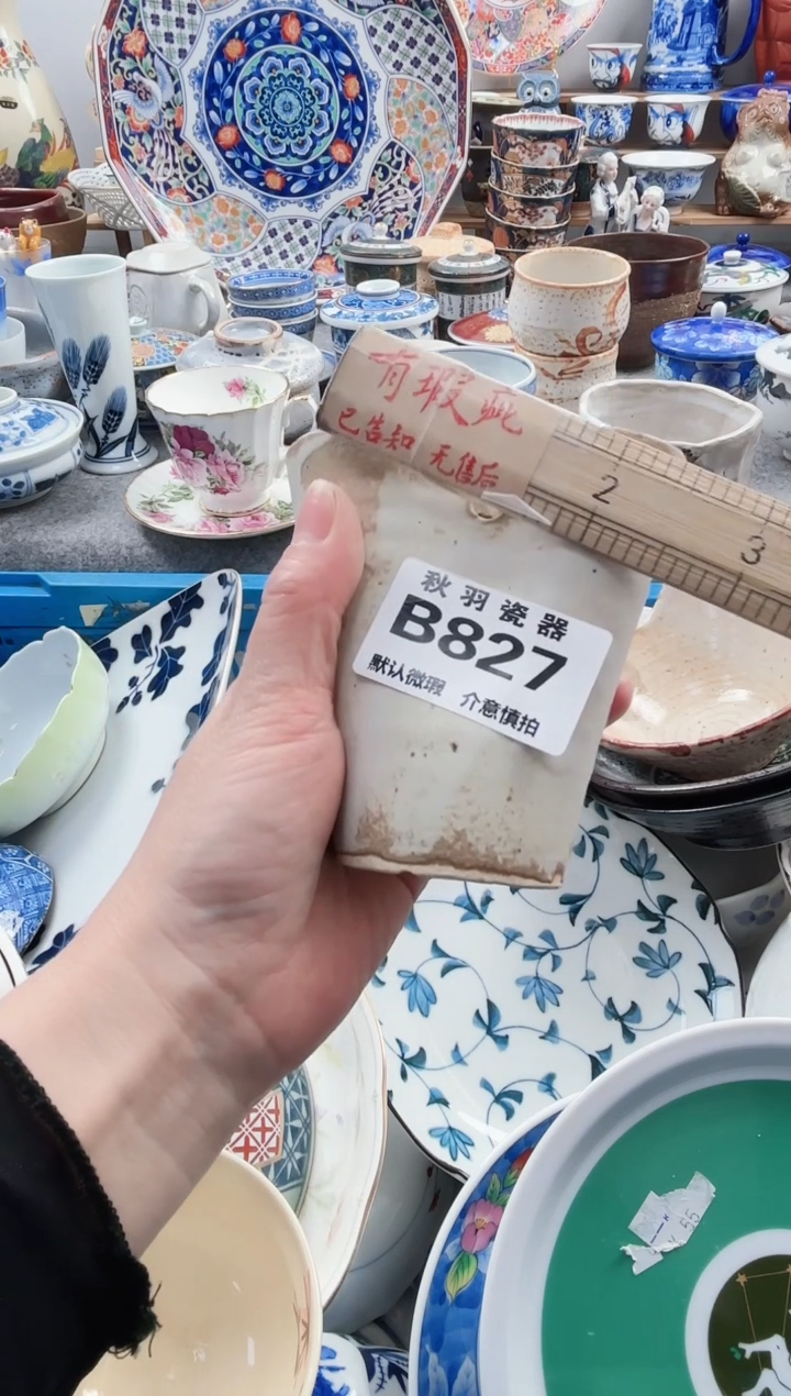 散瓷长**韵千羽瓷器默认微瑕B827
