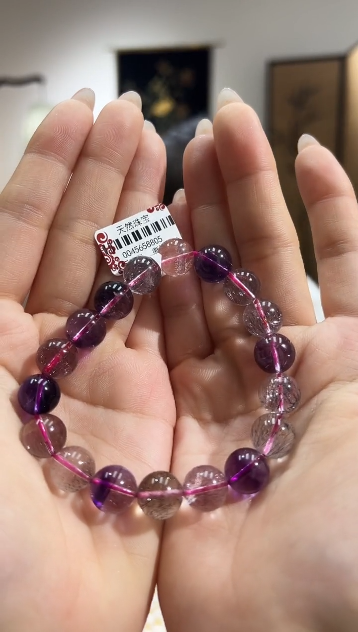 【闪购商品】水晶手串未镶嵌XL969超七手链11+