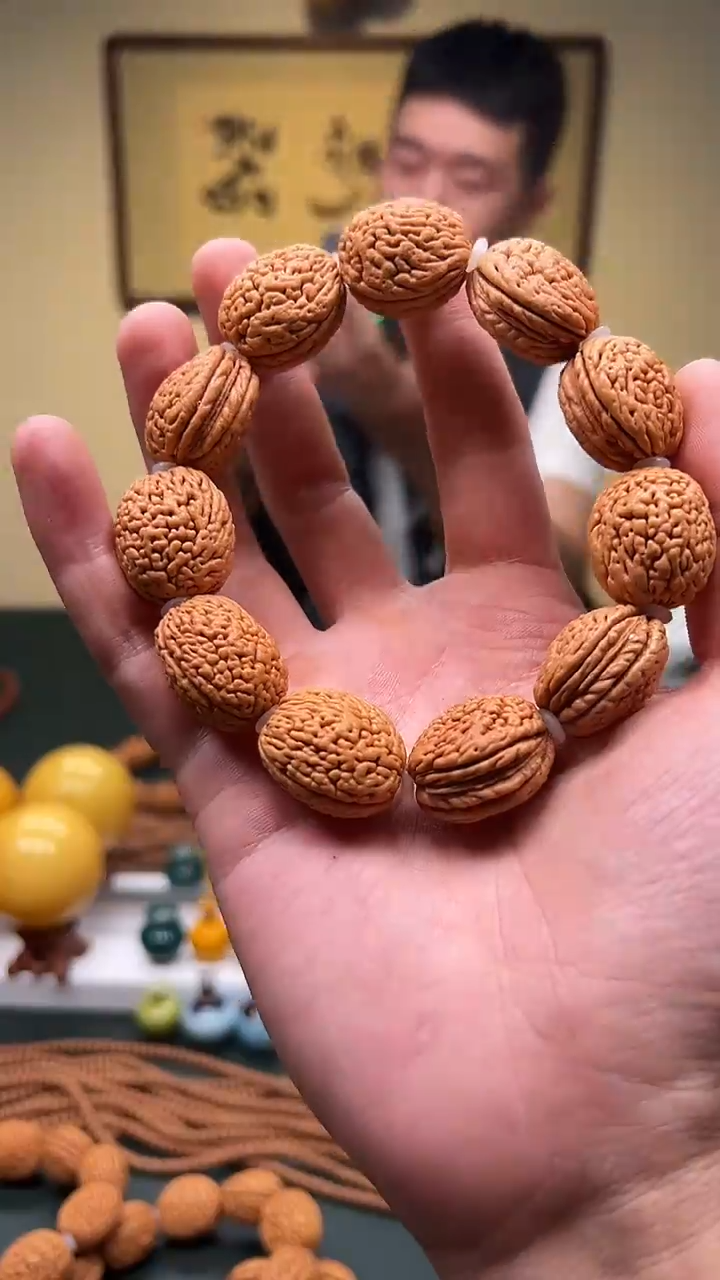 【闪购商品】桃核手串20mm左右 芭蕉扇钱袋子桃核单圈