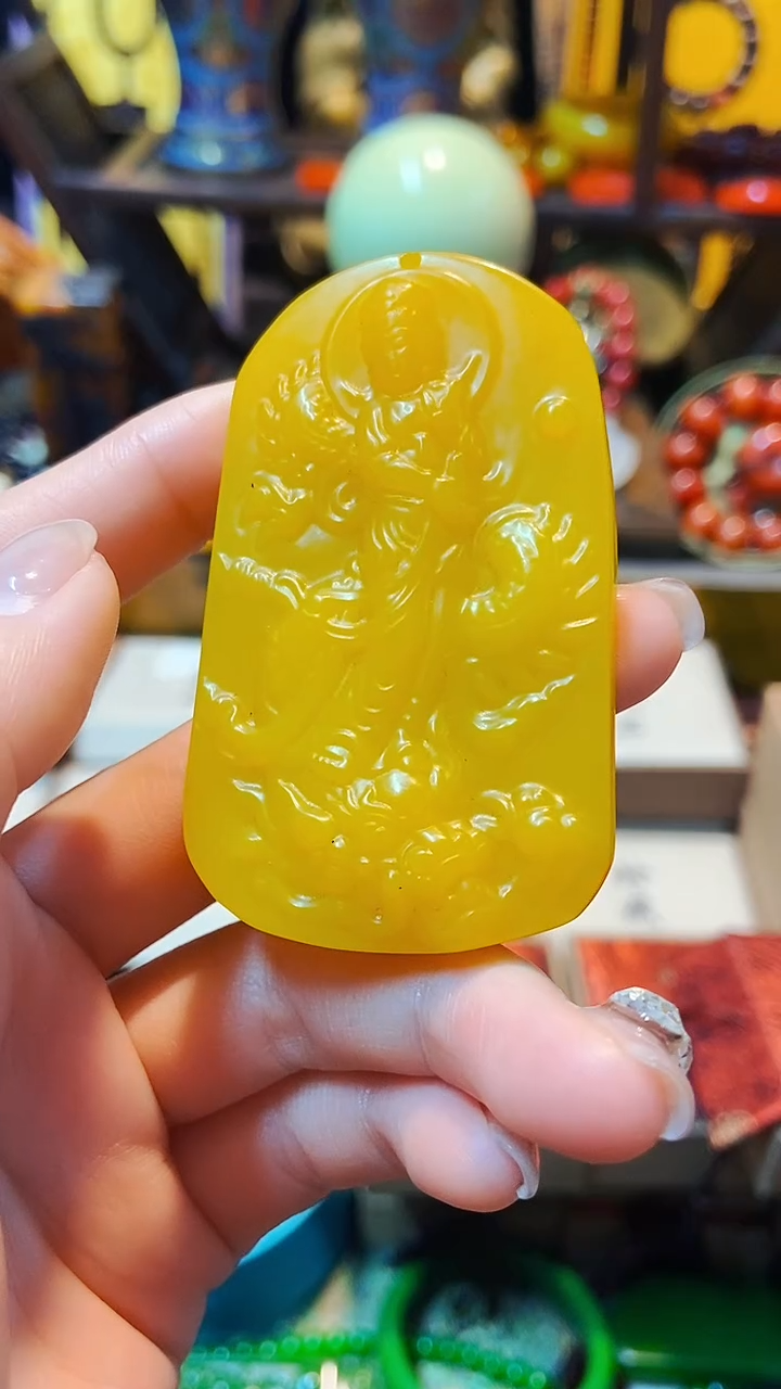 【闪购商品】和田玉（黄玉）挂件未镶嵌主播推荐主播推荐