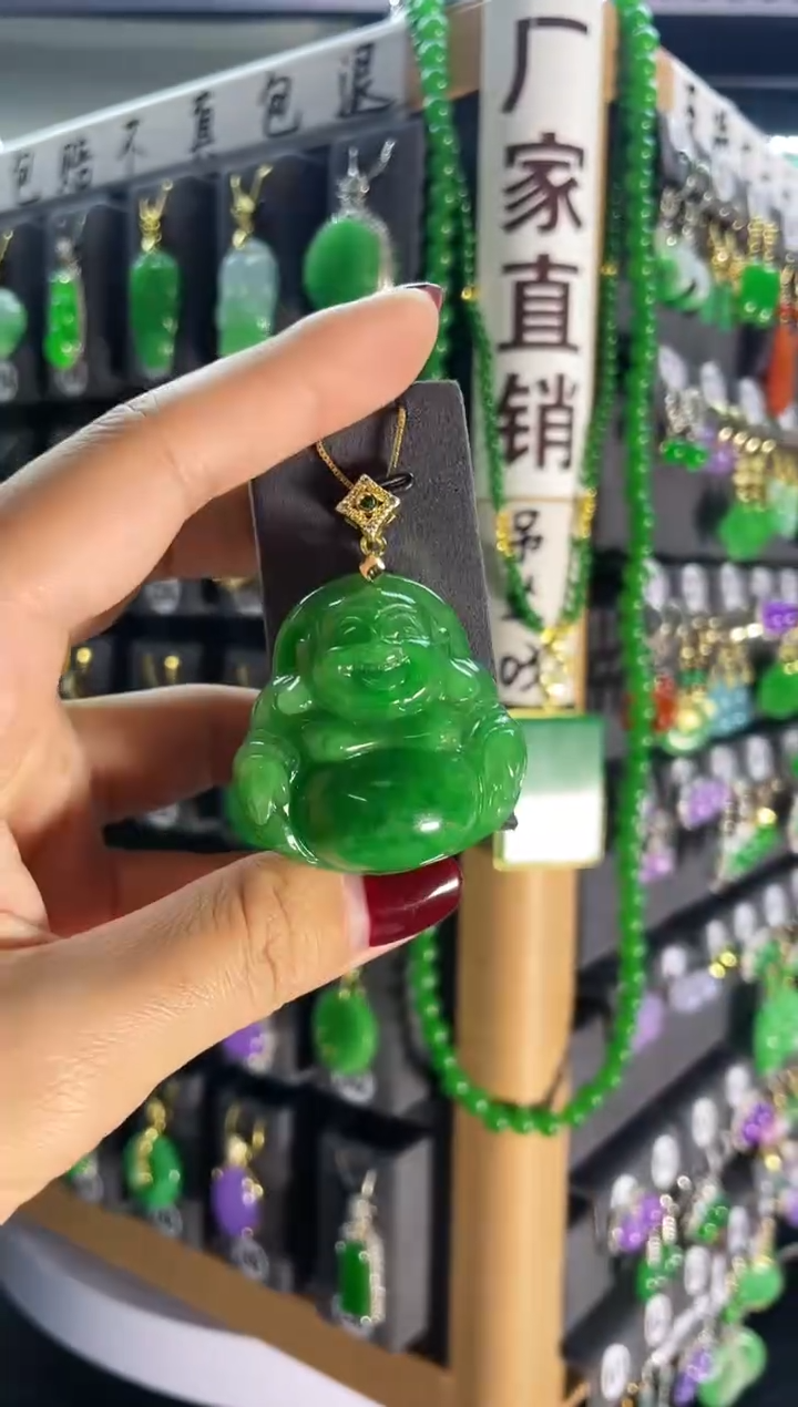 【闪购商品】翡翠耳饰银S925镶嵌221..