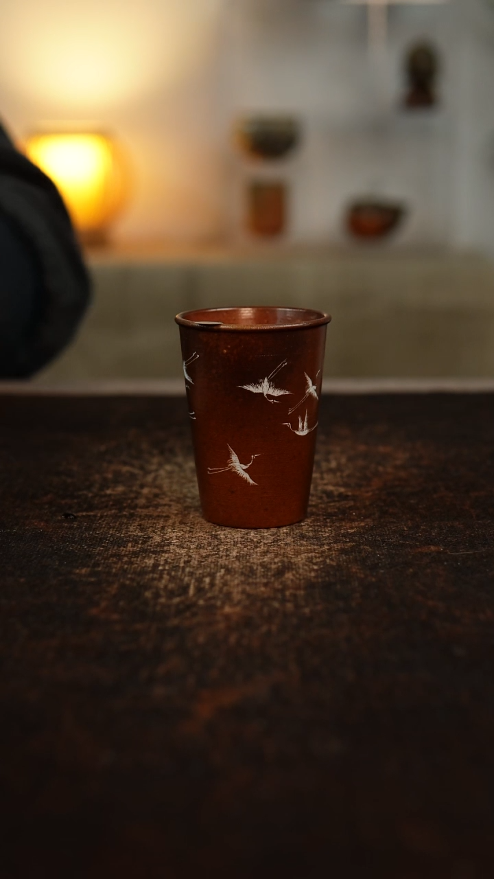 柴烧裸烧 闻香主人杯 75cc 174