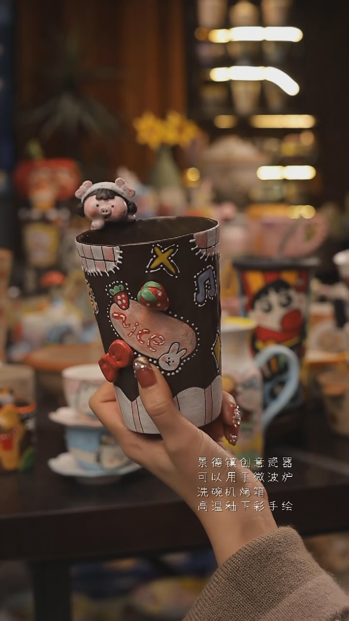 景德镇釉下彩绘设计师款式陶瓷