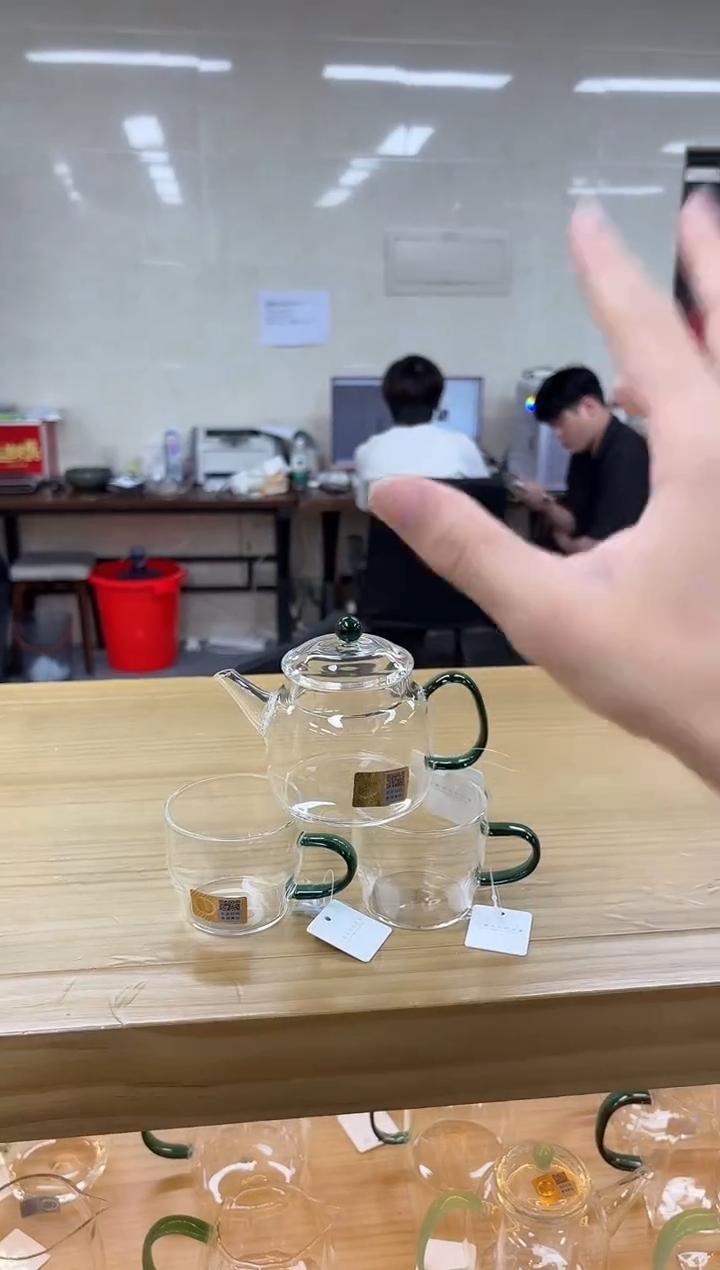 禾器言卿壶墨绿色+禾器清尚杯一个装*2