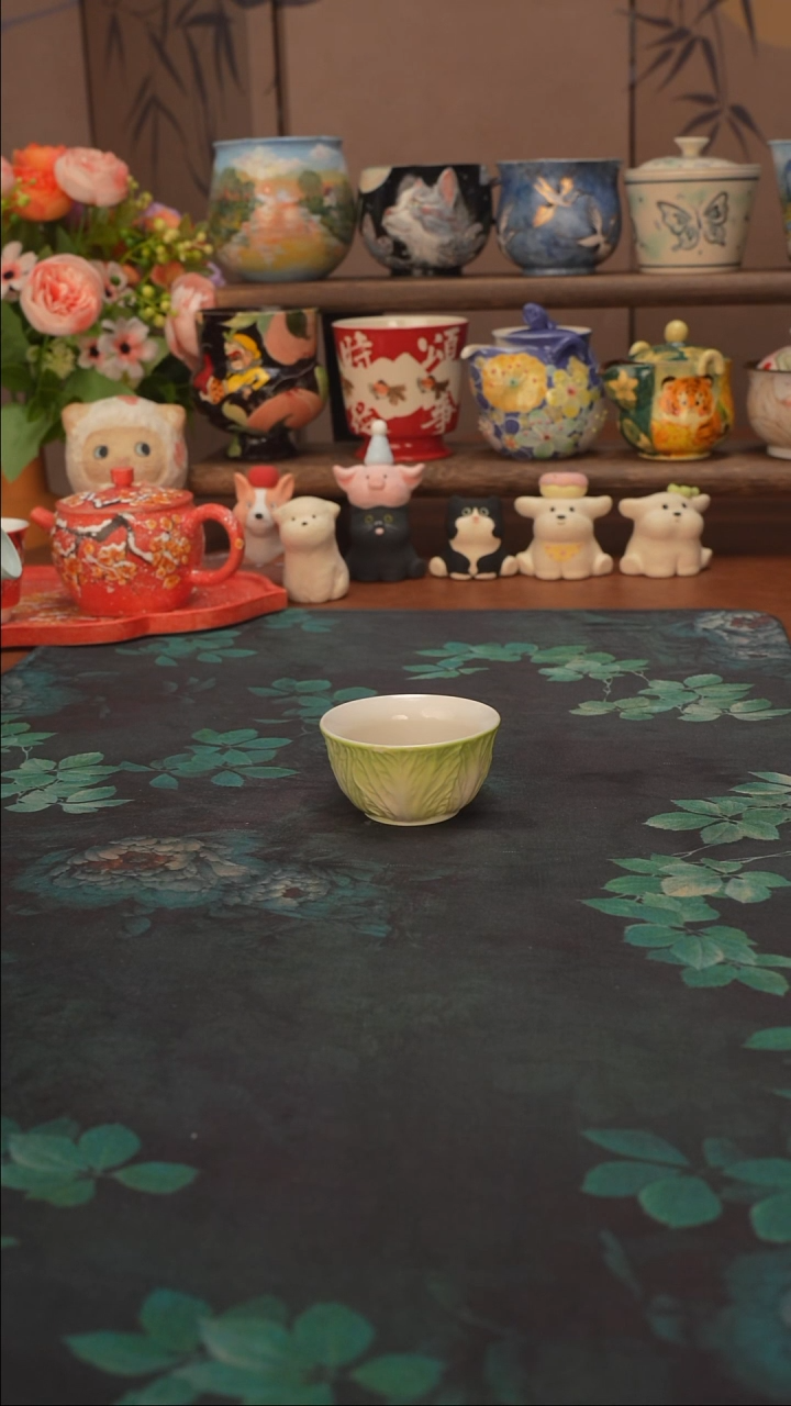 【落单】大白菜品茗杯