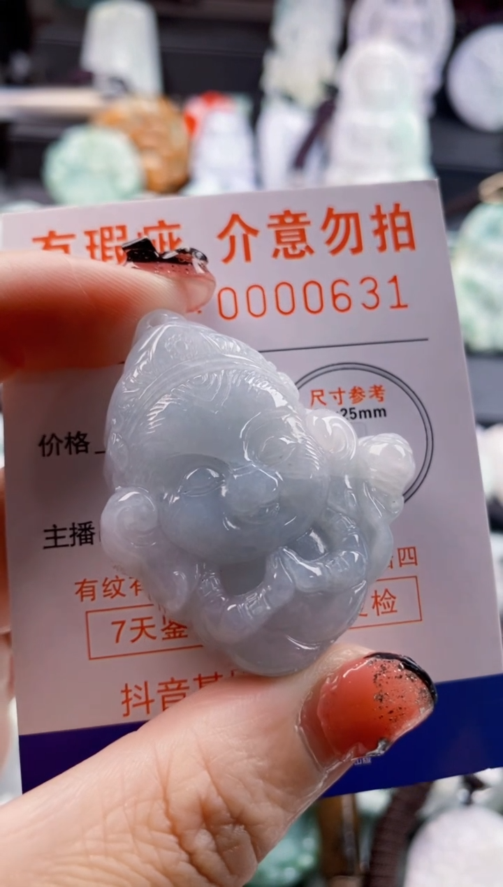 翡翠未镶嵌吊坠(不含链)1