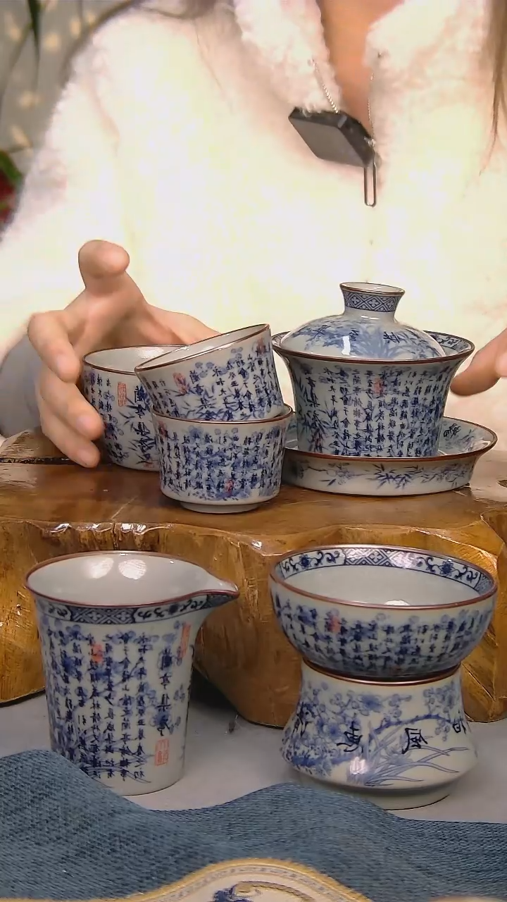 【闪购商品】 简装家用款6件套 陶瓷家用茶具系列