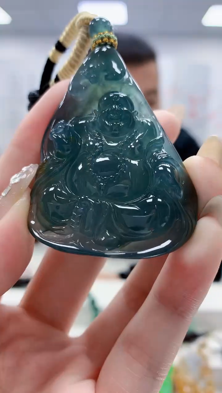 未镶嵌定制翡翠4898jw-毛货挂件105