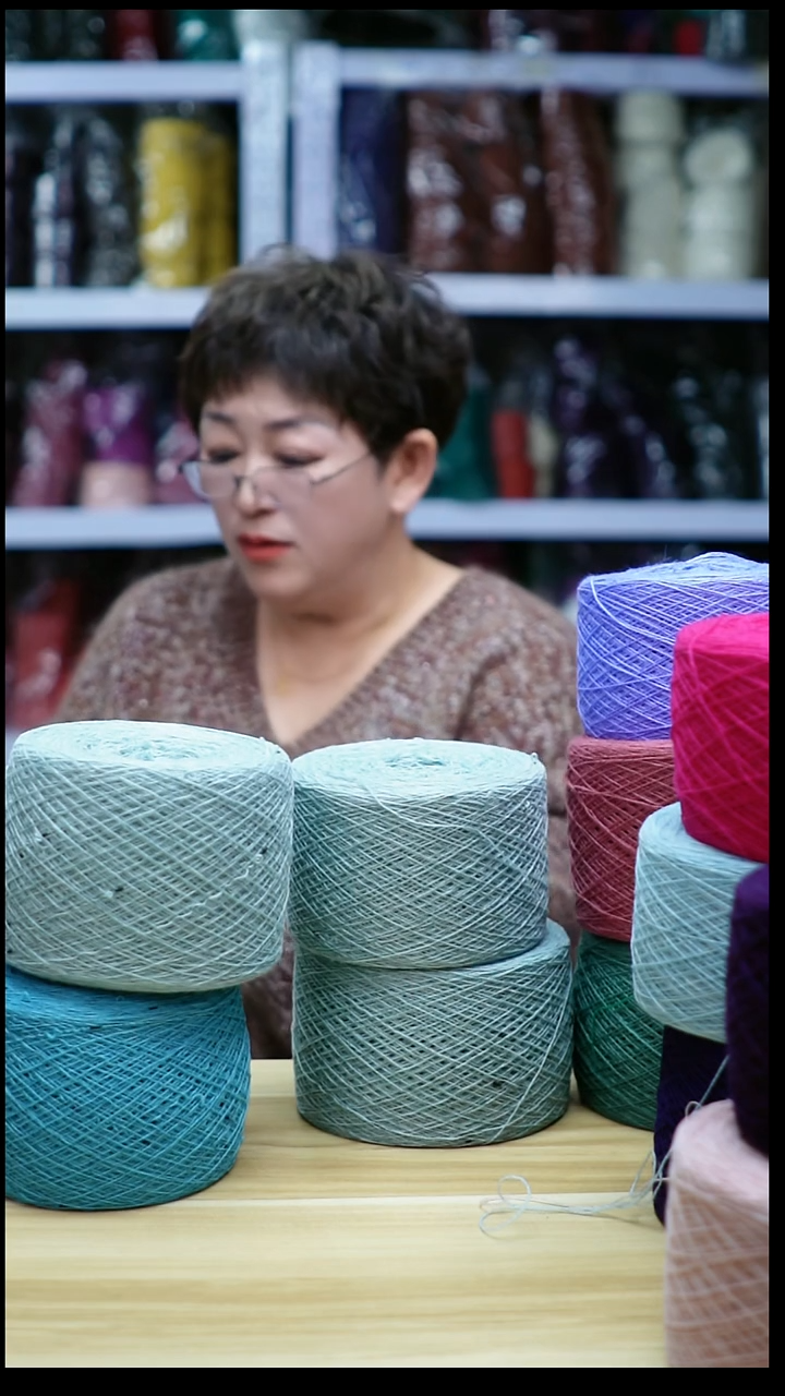 羊绒欢姐编织E252