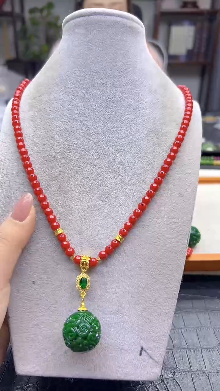 颈饰未镶嵌翡翠DIY款M890