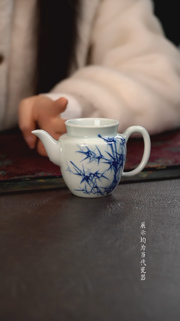 厚力煊竹影手执公道杯 随机
