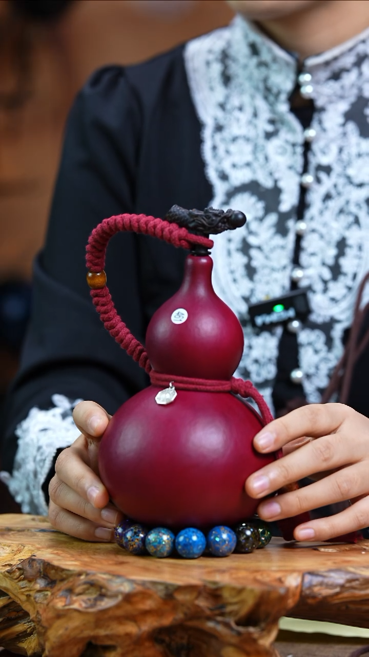 【闪购商品】461—光岳葫天然大漆酒葫芦不含漆珠