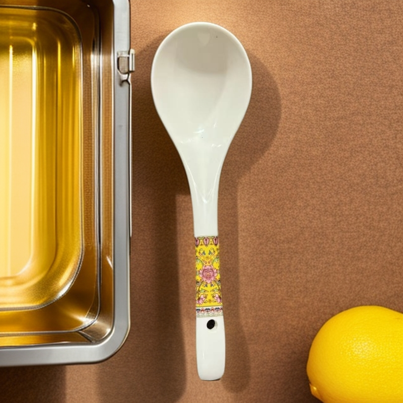 景德镇陶瓷珐琅彩大汤勺（颜色随机发）203