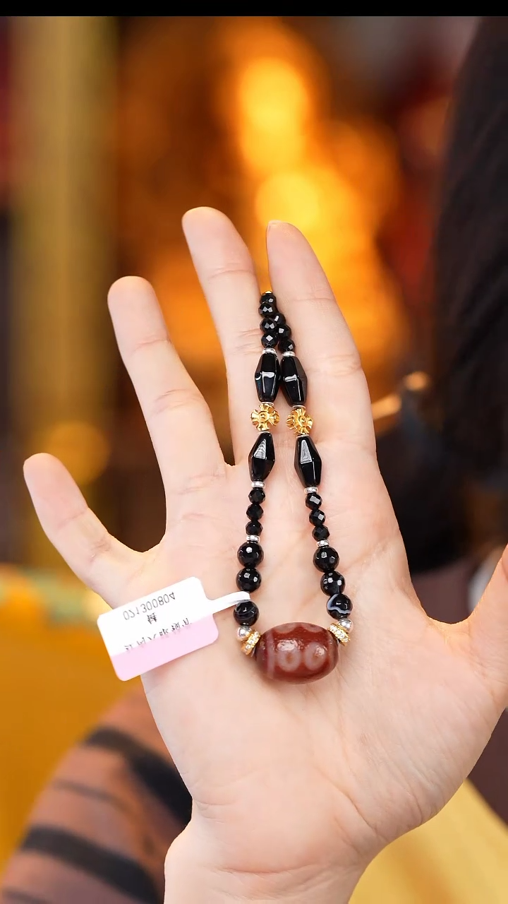 【闪购商品】玛瑙/玉髓颈饰未镶嵌Z28746红肉锁骨链