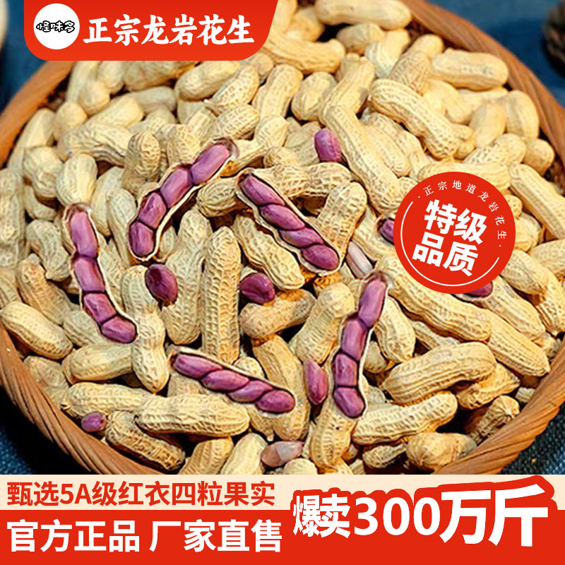 怪味多【精选优质花生】龙岩特产湿烤红衣花生咸香酥脆龙岩湿烤花生