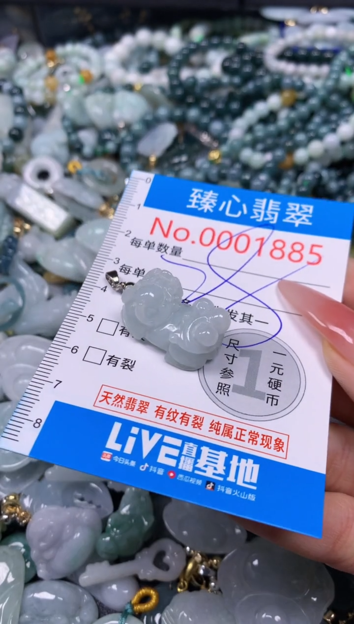 【闪购商品】翡翠颈饰未镶嵌含绳0001885