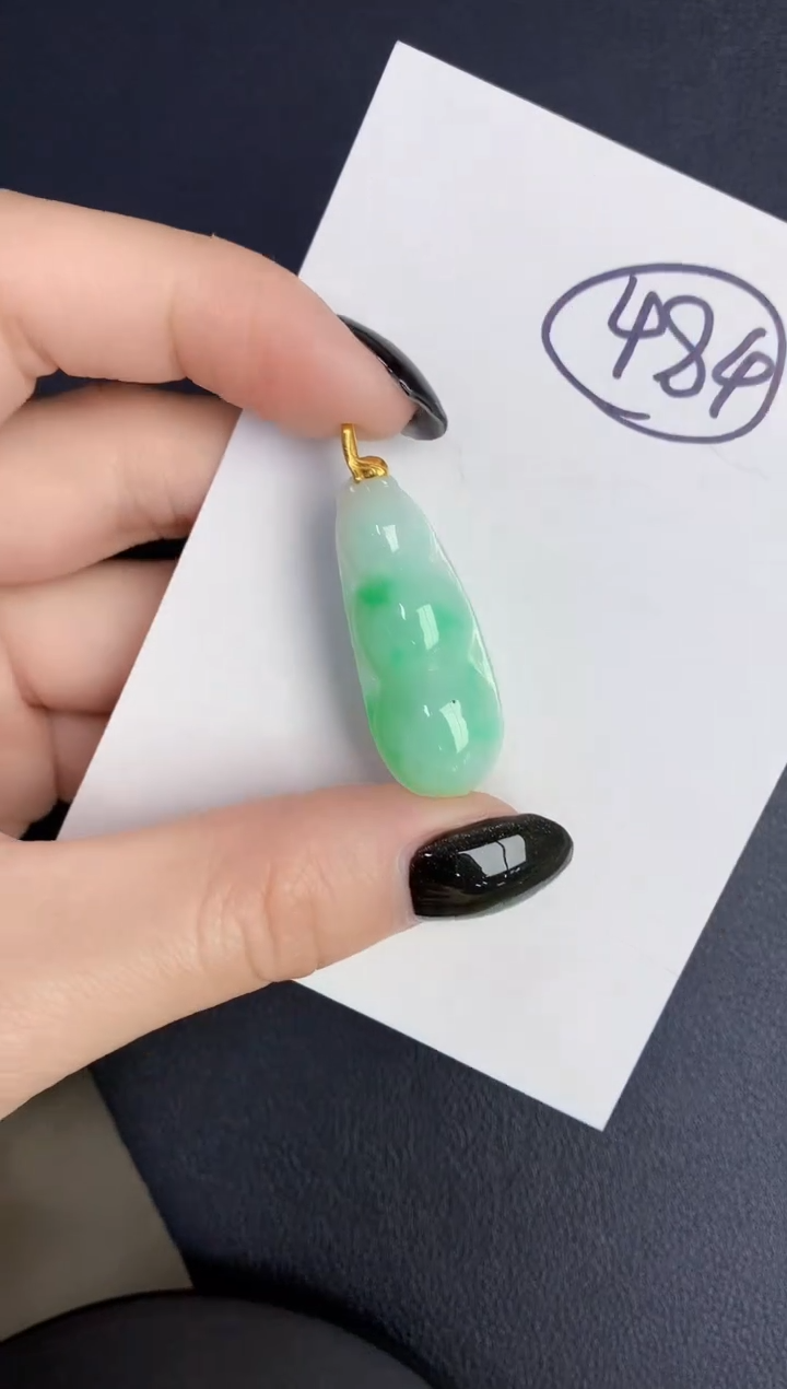 【闪购商品】翡翠颈饰18K金镶嵌000000000