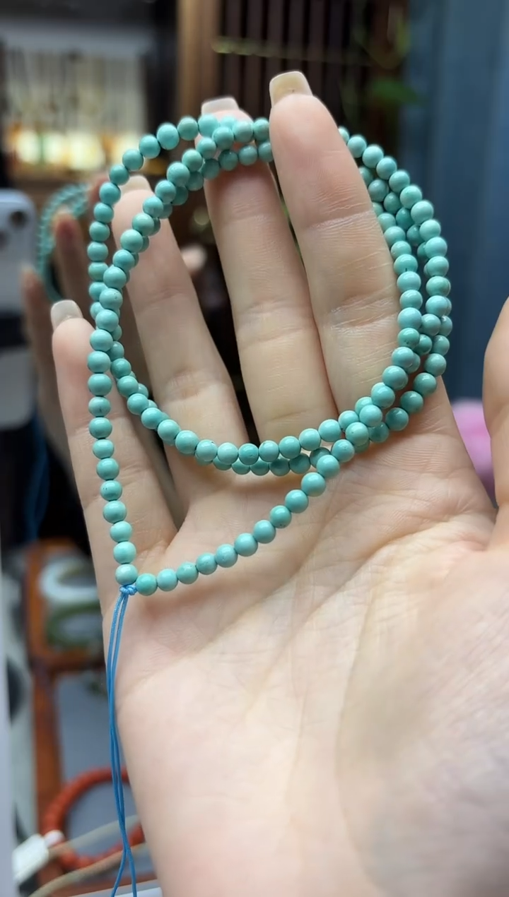 未镶嵌绿松石挂件松石长串WY