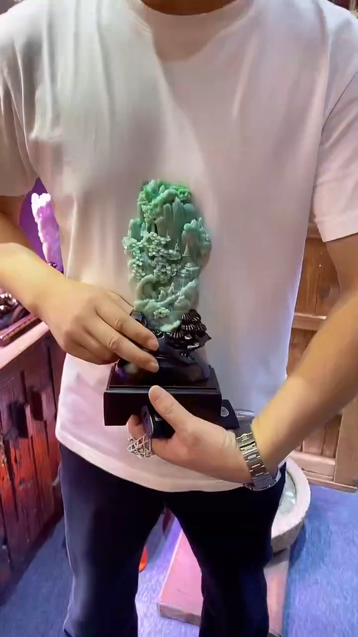 未镶嵌定制翡翠03/1210/W/山水