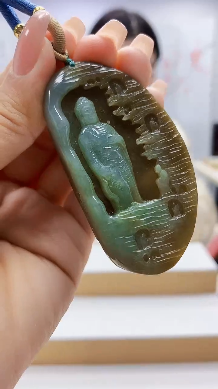 未镶嵌定制翡翠4812ty-毛货挂件12