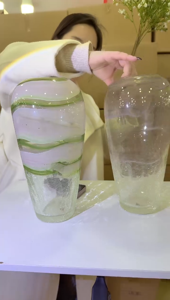 【闪购商品】无铅玻璃美全花器-n-早27 随机发