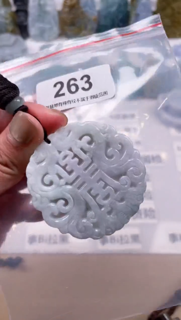 【闪购商品】翡翠颈饰未镶嵌天然缅甸A货翡翠263