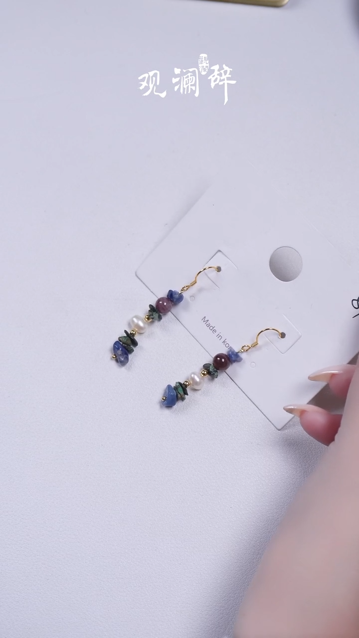 【闪购商品】水晶耳饰银S925镶嵌耳环