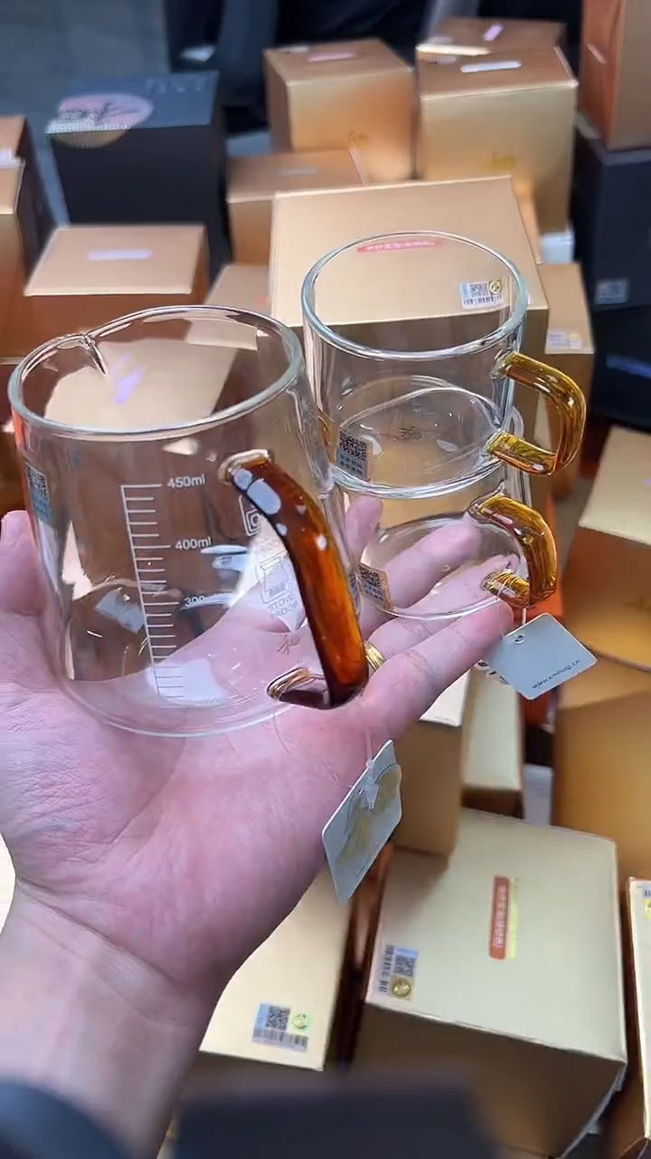 @@禾器晶彩承轩茶海琥珀色+清禾琥珀2只