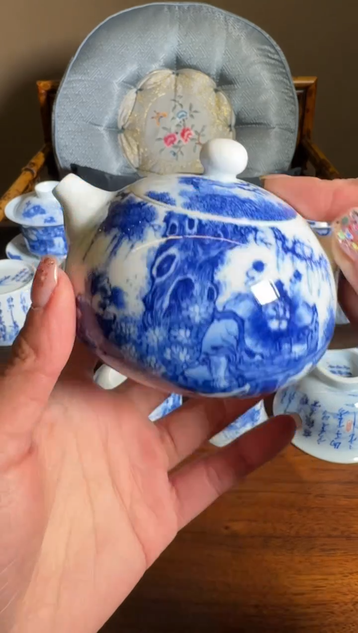 【闪购商品】杯画堂春钟馗茶壶