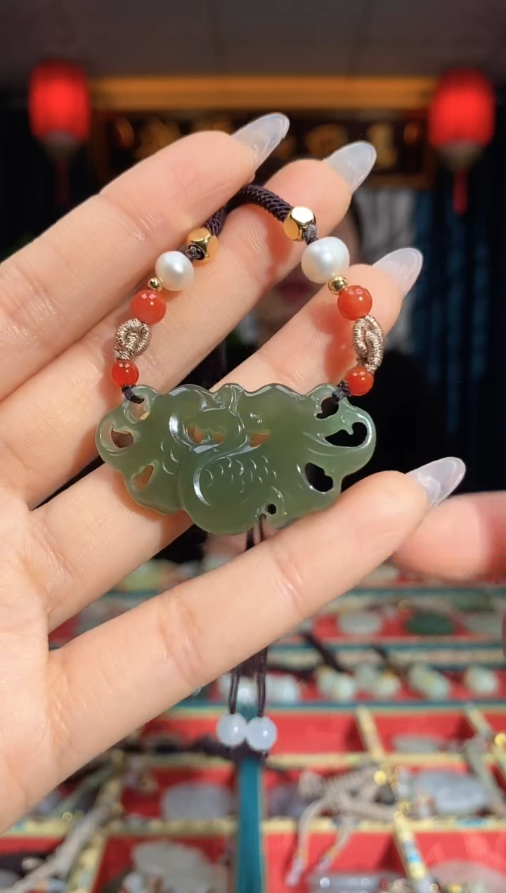 【闪购商品】和田玉颈饰未镶嵌凤凰