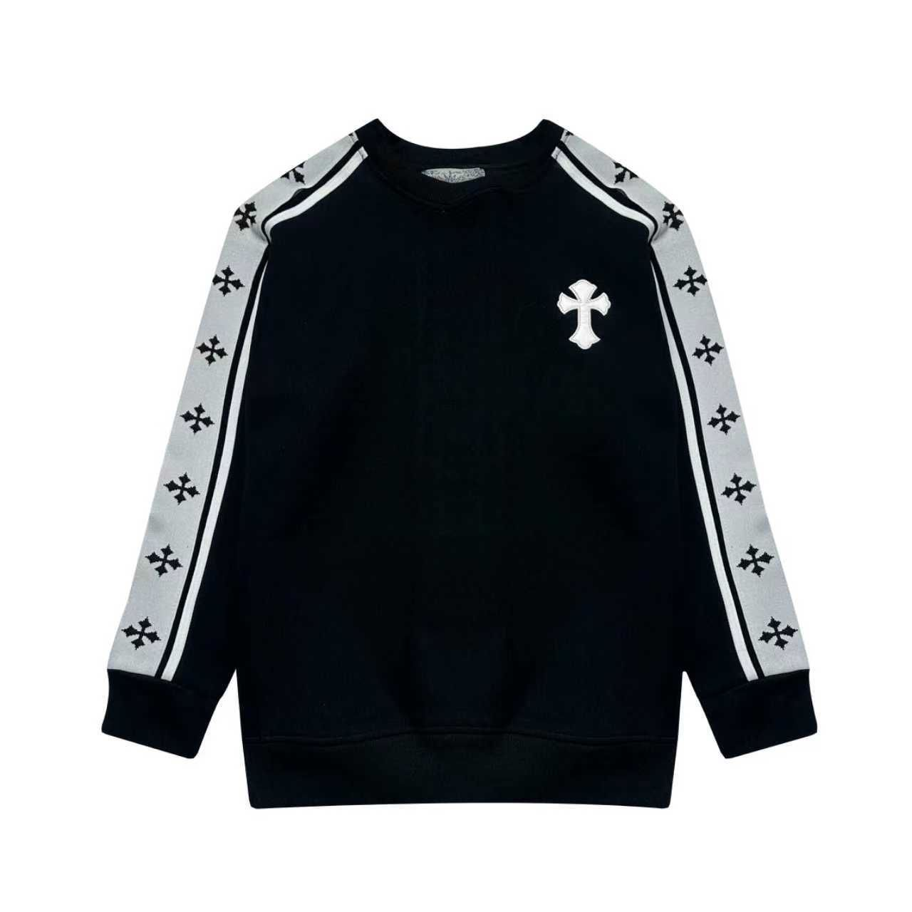 10号-十字圆领长袖T恤-Y0015