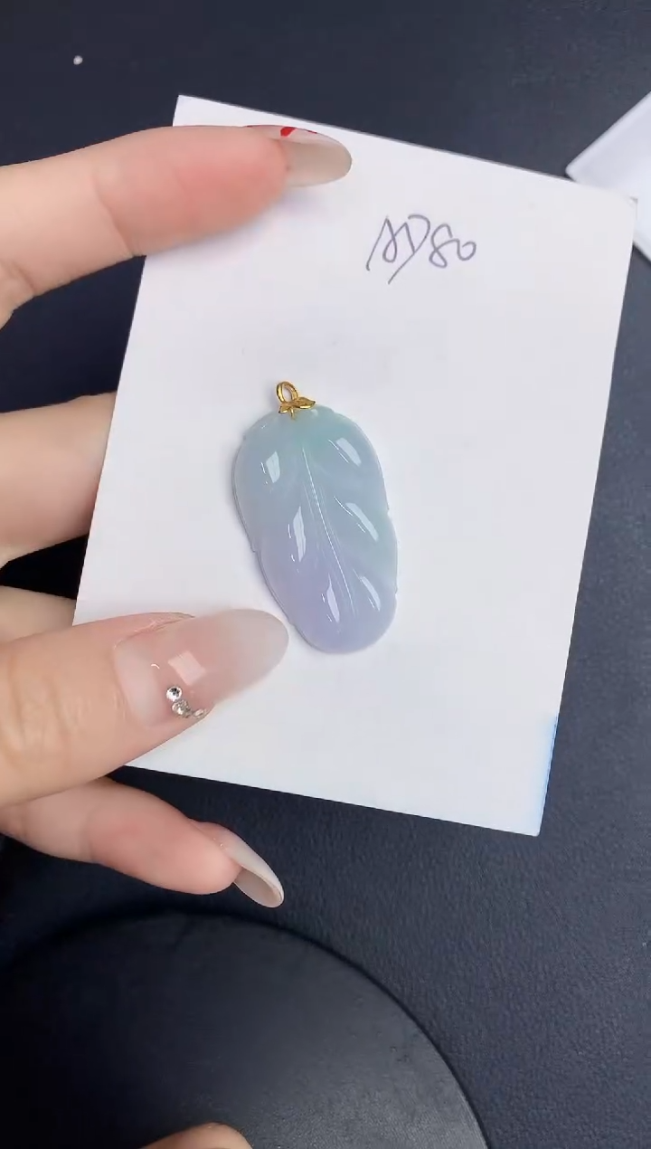 【闪购商品】翡翠颈饰18K金镶嵌000000000000