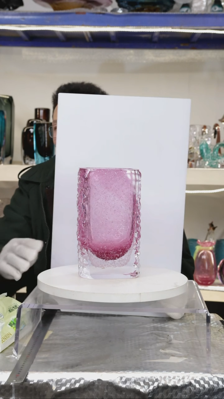 【闪购商品】琉璃【幻彩】高22精品琉璃正常手工痕迹