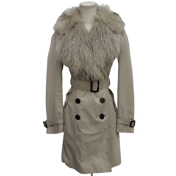 妃鱼/博柏利/棉/风衣/95新/M10/9