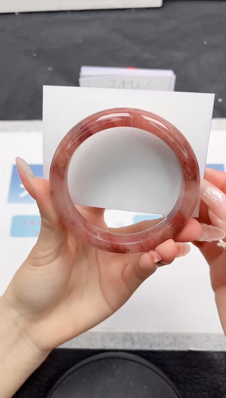 【闪购商品】石英质玉手镯未镶嵌L186-60