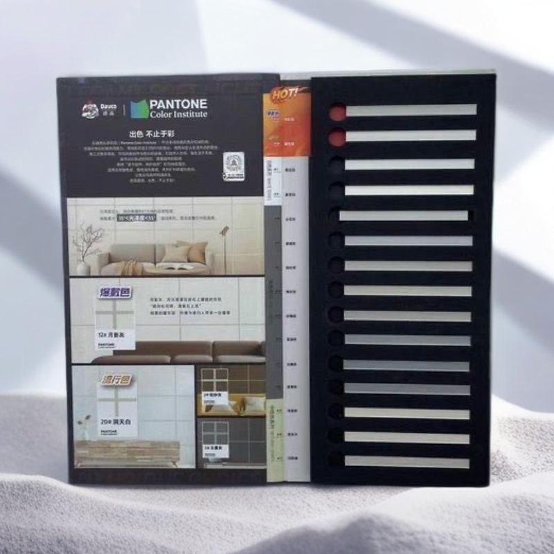 德高质彩环氧彩砂哑光柔光专用色卡防水防霉调色彩砂色板彩砂色卡