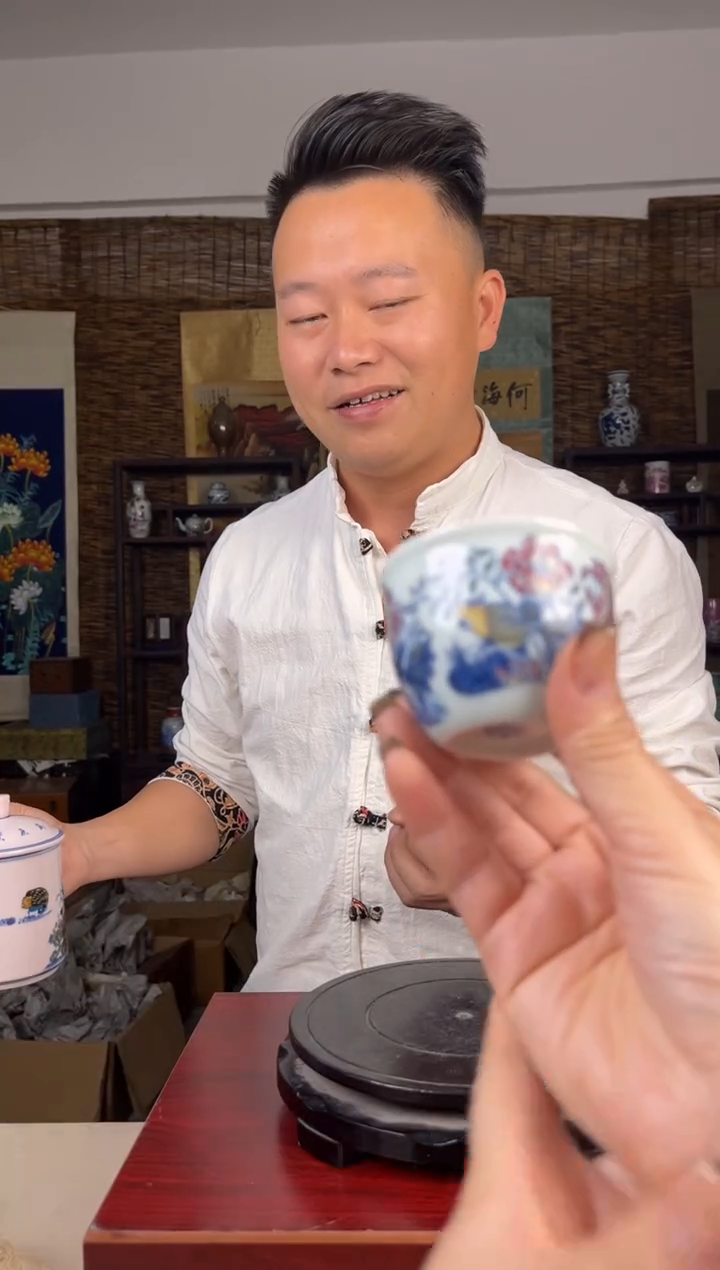 摆件瓷景德镇陶瓷摆件B148