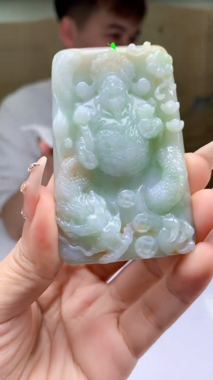 【闪购商品】定制翡翠未镶嵌4868ty-毛货挂件31