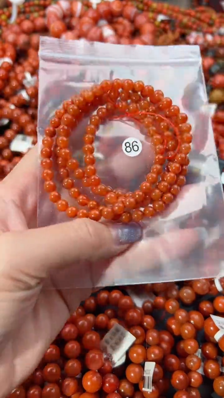 【闪购商品】南红玛瑙手串未镶嵌5+