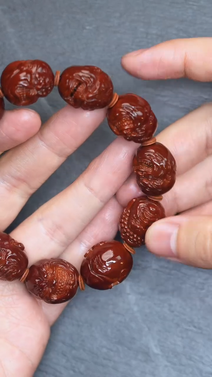【闪购商品】橄榄核手串恶僧49号