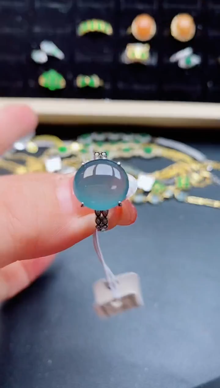 【闪购商品】翡翠戒指银S925镶嵌1212