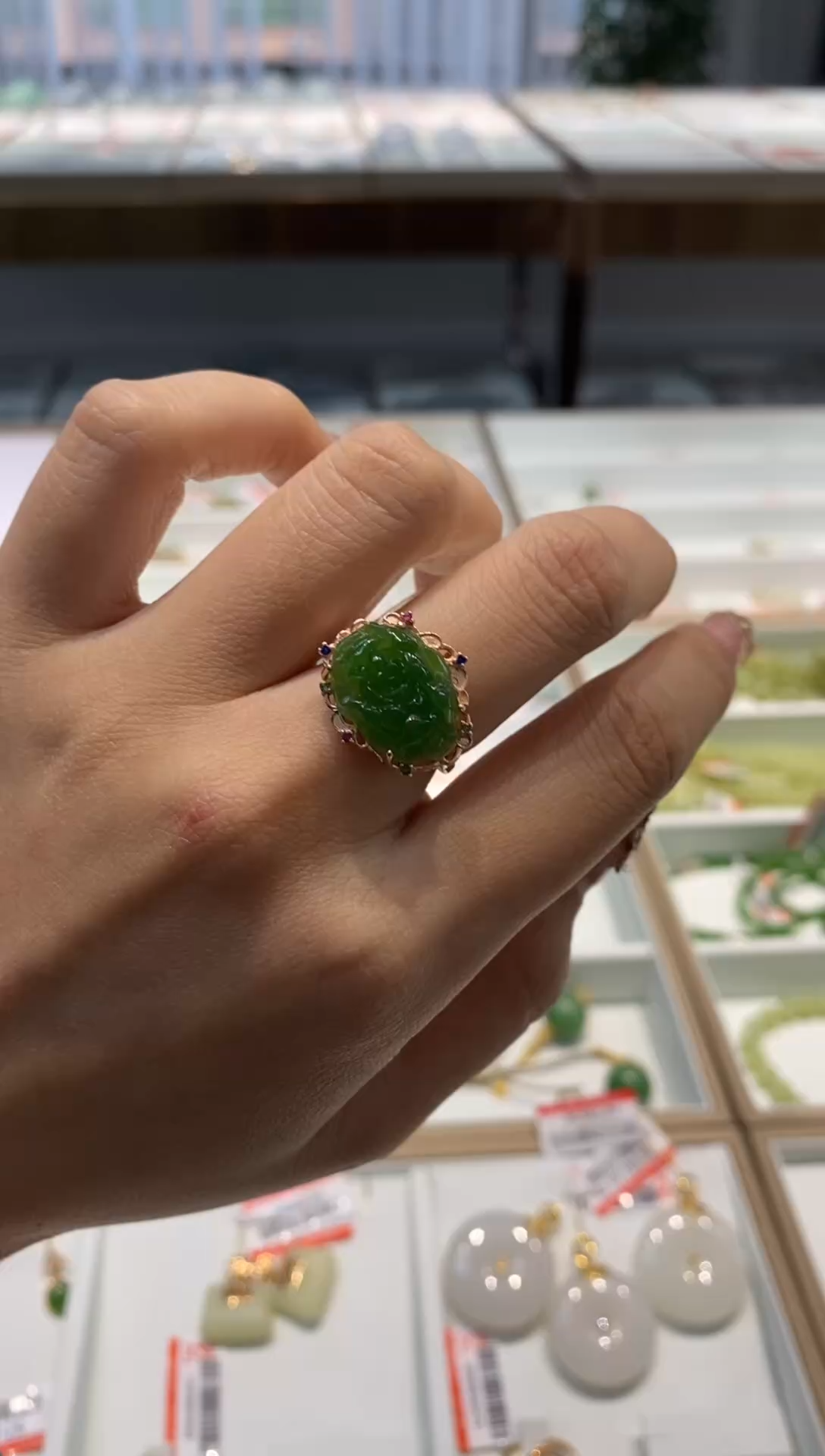 【闪购商品】和田玉戒指未镶嵌戒指