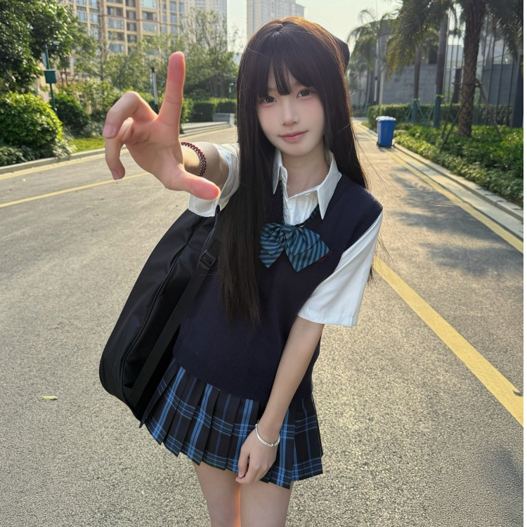 【岚夜海】初田町jk制服原创正版校供感格裙学院风女百褶裙短裙